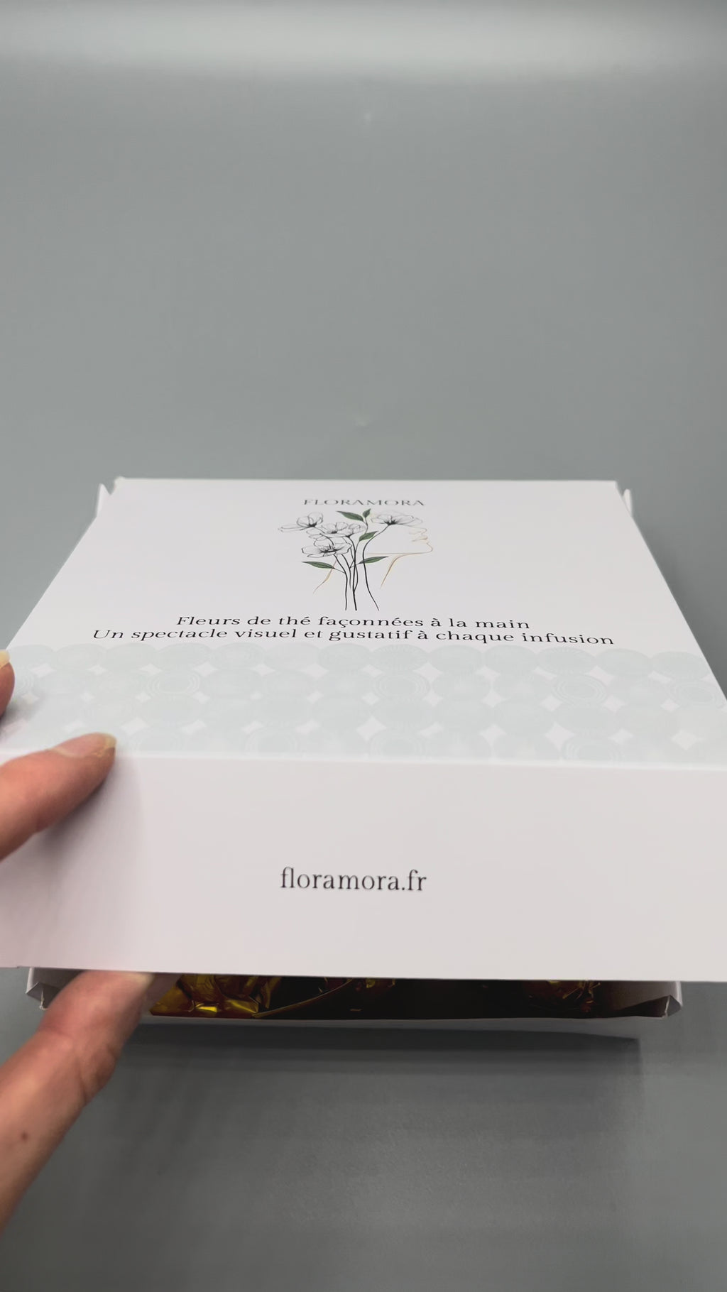 Coffret 10 fleurs de thé mixtes - idée cadeau