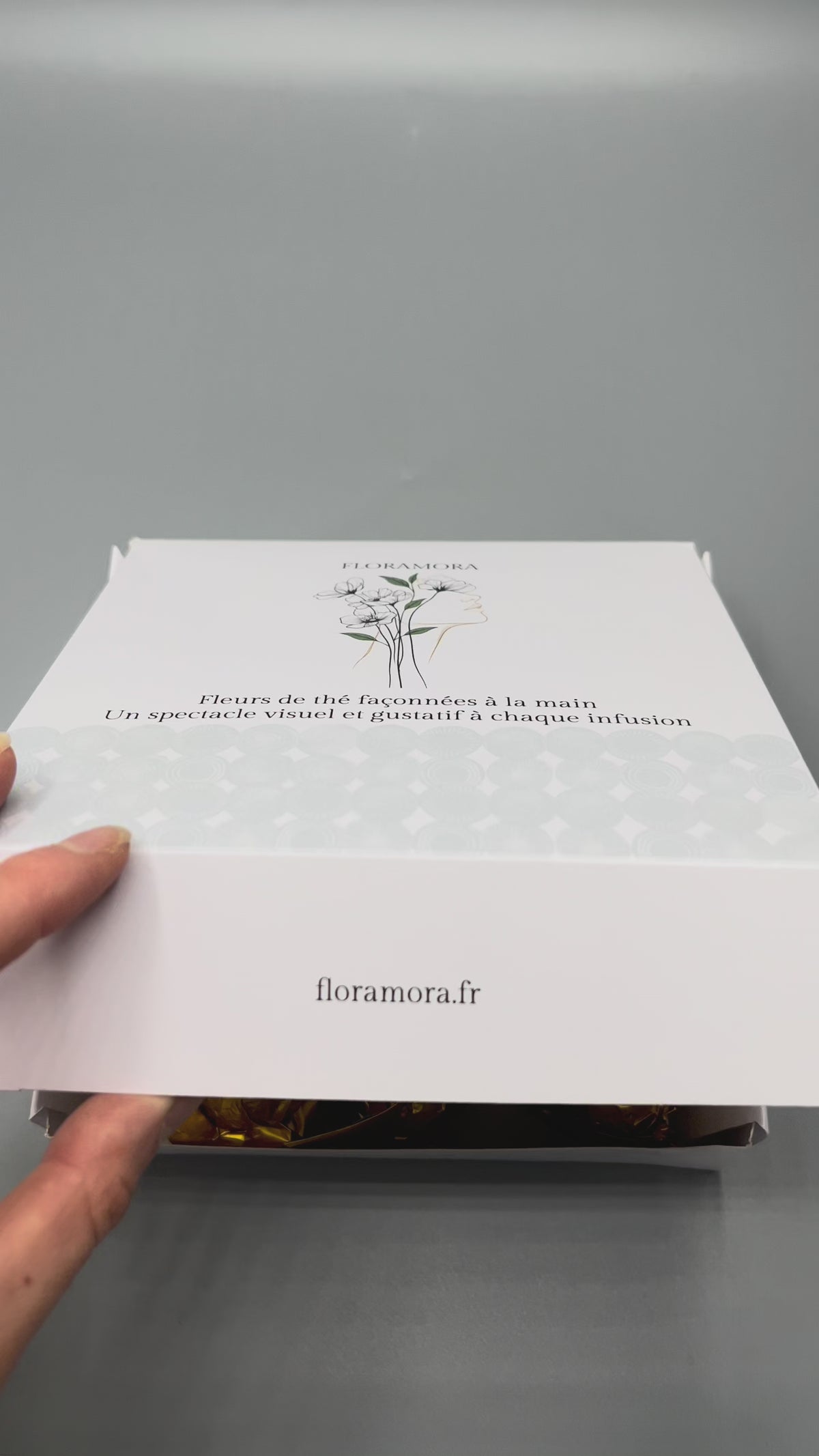 Coffret 10 fleurs de thé mixtes - idée cadeau